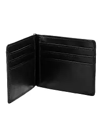 Designer Black Artificial Leather Two Fold Wallet For Men-thumb4