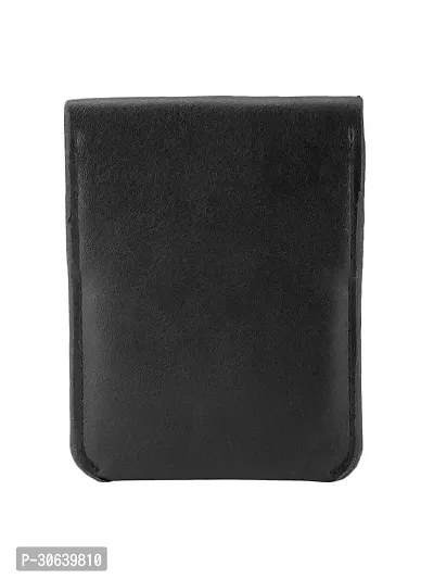 Designer Black Artificial Leather Two Fold Wallet For Men-thumb4