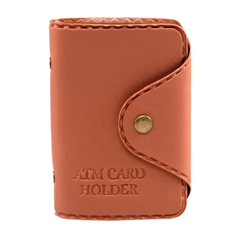 Classy Artificial Leather Card Holder