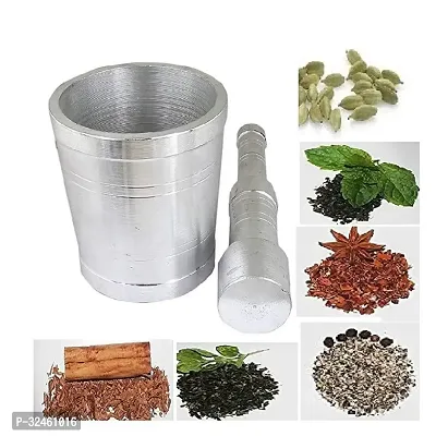 Durable Steel Mortar And Pestle Set-thumb0