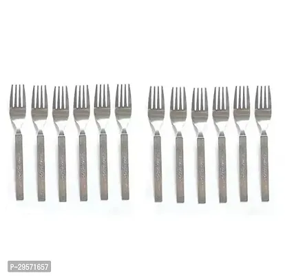 Durable Stainless Steel Forks Combo Of 12-thumb0