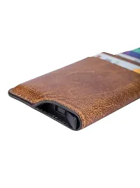 Designer Brown Artificial Leather Two Fold Wallet For Men-thumb4