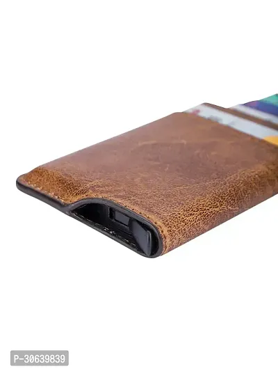 Designer Brown Artificial Leather Two Fold Wallet For Men-thumb5