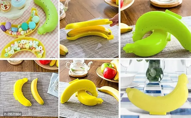 Plastic Banana Case Food Cover For School Kids Pack Of 1-thumb2