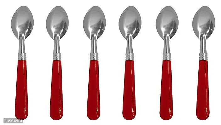 Trendy Stainless Steel Spoons Set Of 6-thumb0