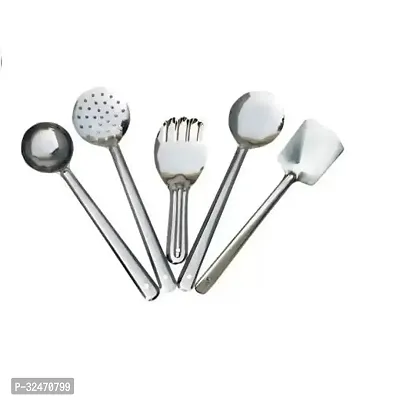 Trendy Metal Cooking Spoons Pack Of 5