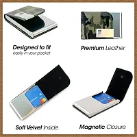 Designer Silver Metal Card Holder For Men-thumb3