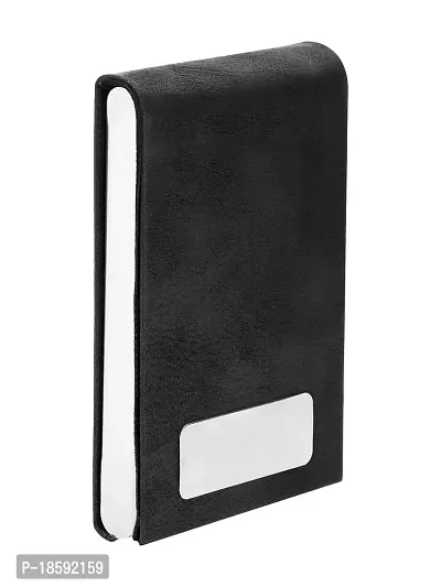 Designer Black Artificial Leather Textured Card Holder For Men-thumb3