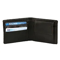 Designer Brown Artificial Leather Two Fold Wallet For Men-thumb2