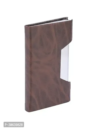 Designer Brown Artificial Leather Card Holder For Men-thumb4