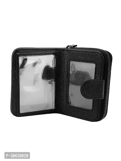 Designer Black Artificial Leather Card Holder For Men-thumb5