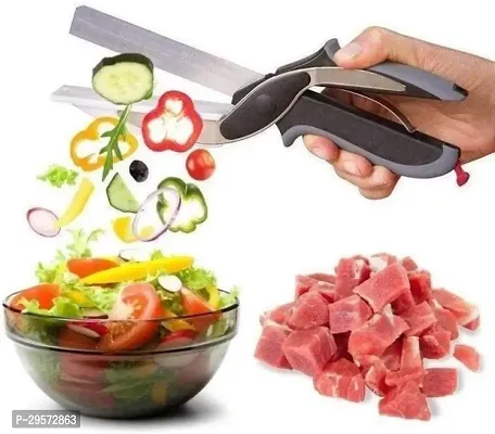 Classic Clever Cutter 2-In-1 Smart Clever Cutter Kitchen Knife Food Chopper-thumb3