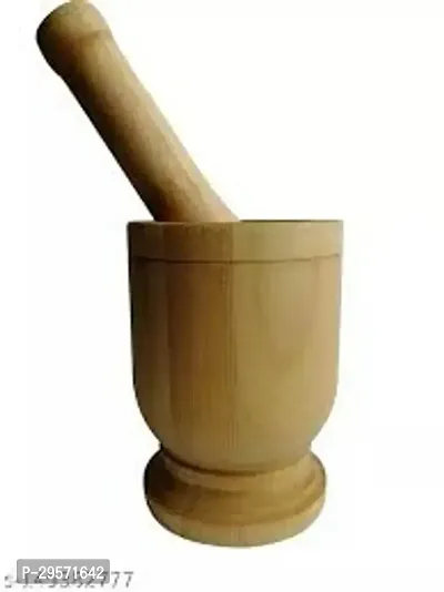 Durable Wooden Mortar And Pestle Set-thumb4