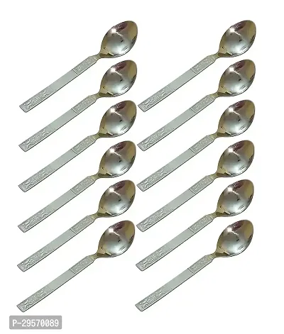 Classic Set Of 12 Stainless Steel Dinner/Table Spoons Stainless Steel Dinner-thumb2