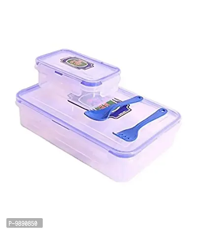 Trendy 500 Ml Microwave Lunch Box With Fork  Spoon-thumb0