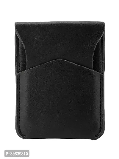 Designer Black Artificial Leather Two Fold Wallet For Men-thumb2