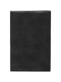 Designer Black Artificial Leather Textured Card Holder For Men-thumb3