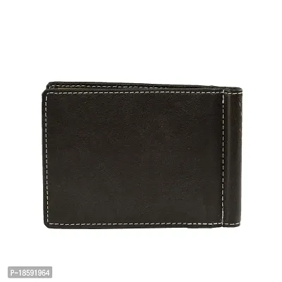 Designer Brown Artificial Leather Solid Two Fold Wallet For Men-thumb3