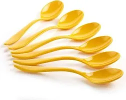 Elegant Plastic Dinner Spoon Set Of 6-thumb2