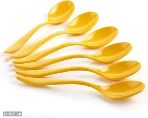 Elegant Plastic Dinner Spoon Set Of 6-thumb3