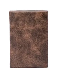 Designer Brown Artificial Leather Textured Card Holder For Men-thumb3