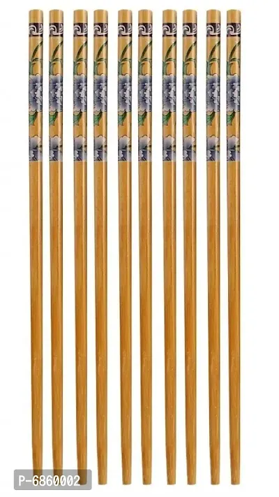 A-ONE High quality 5 pairs wooden chopsticks reusable mix color design