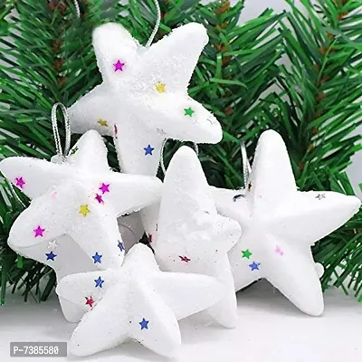 10 pcs  Christmas Little Twinkle  Star  Ornaments (White) for decorating christmas tree