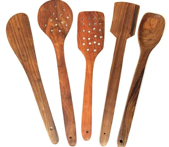 Wooden Non-Stick Serving and Cooking Spoon For Kitchen