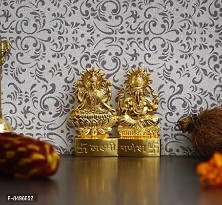 Golden Laxmi Ganesh Ji For Diwali Pooja-thumb0
