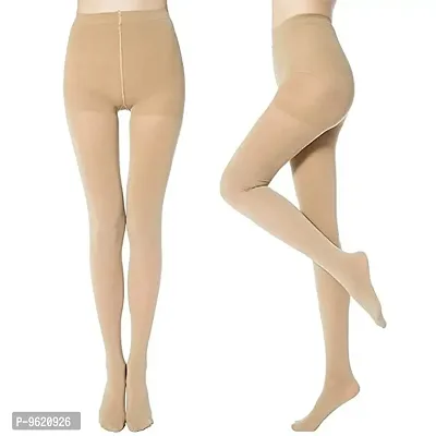 Women  Girls Full Length High Waisted Pantyhose Stockings (Pack of 2)-thumb0