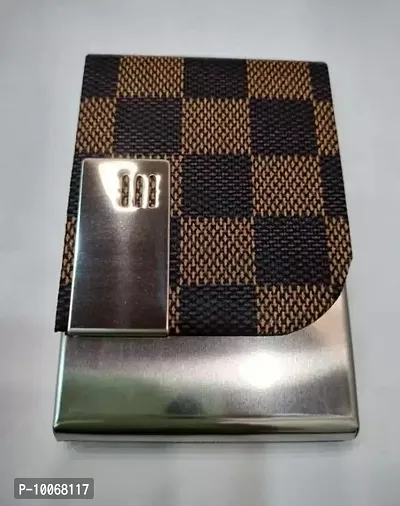 Brown Check Premium  cardholder cigarette holder-thumb0