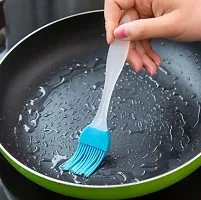 4 pcs - 7 inch Multicolor Silicone Cooking Oil Brush for Oil Spreader for dosa pan, Grilling, Tandoor-thumb2