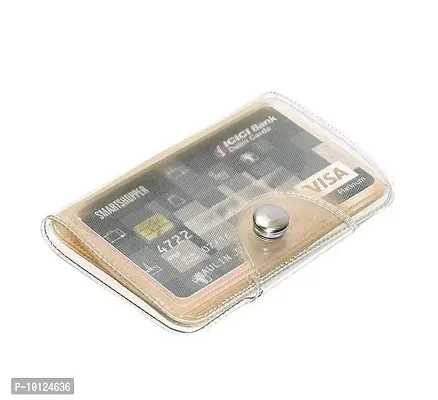 2 Pieces Wallet Balini and Transparent Button ATM Cardholder Best Valentine Gift-thumb5
