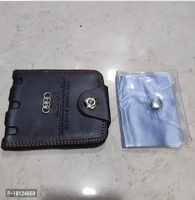 2 Pieces Wallet ADI and Transparent Button ATM Cardholder Best Valentine Gift