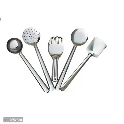 Set of 5 Steel Cooking  Tools mix design-thumb0
