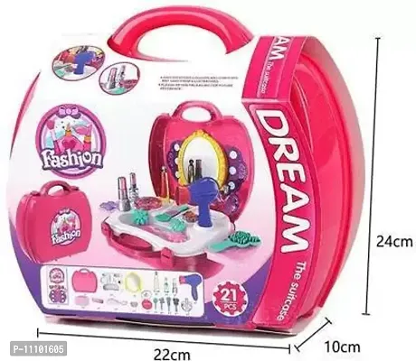 Pretend Play Cosmetic and Makeup Toy for Girls Kids, Beauty Sal