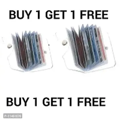 Buy 1 Get 1 Transparent ATM Card Holder (total 2 pieces)-thumb0