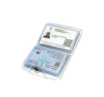 4 Pieces  Transparent ATM Cardholder-thumb1