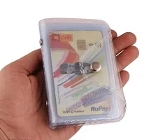 4 Pieces  Transparent ATM Cardholder-thumb2