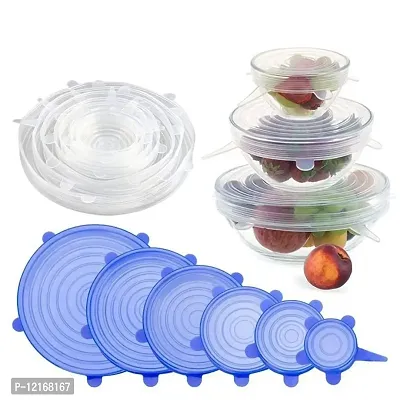 (Set of 6)Microwave safe Silicone safe container