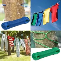 2 Pieces 20 Meter PVC Coated Steel Anti-Rust Wire Rope Washing Line Clothesline Mix color-thumb2