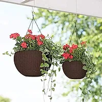 4 pieces Flower Hanging Pot Basket Mix Color-thumb1