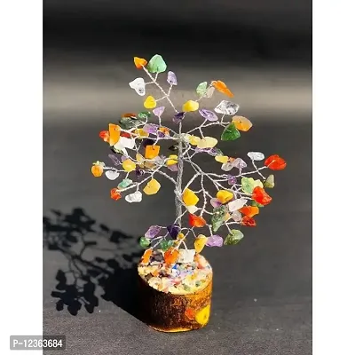 Multi 7-Chakra Feng Shui Crystal Healing tree for attracting wealth