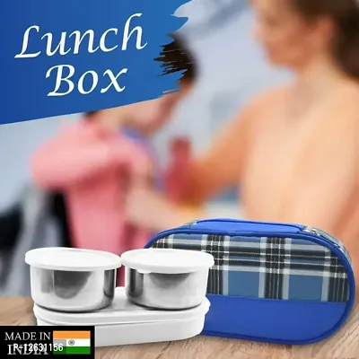 Corporate Lunch Box Bag Tiffin Stainless Steel Containers Hum Tum Jagdamba-thumb0