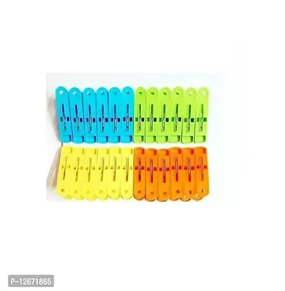 24 Cloth Clip for Cloth Drying Cloth Peg/Clothes Clip/Cloth Drying Pins/Pegs for Hanger/Rods/Ropes/Drying Clothes-thumb0