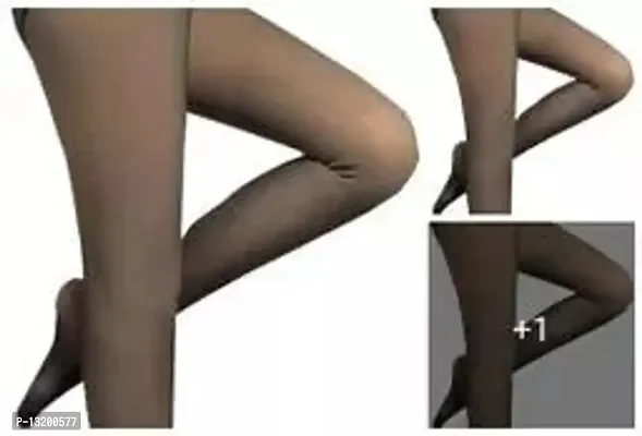 Black Womens 1 Pair Panty Hose Long Exotic Stockings Tights-thumb0