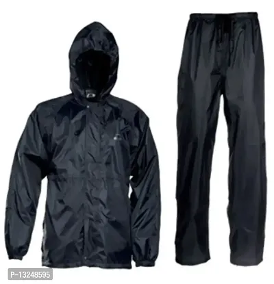 Rain Suit Rain coat with pant for traveling on bike scooter Unisex-thumb0