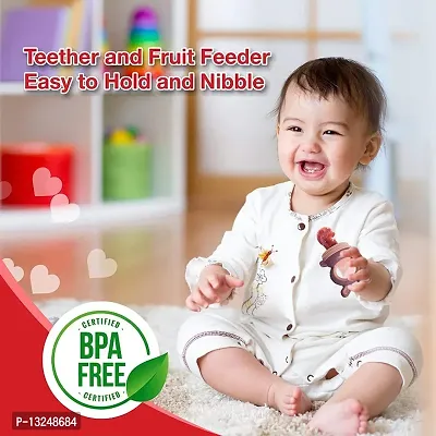 Bpa Free Fruit Feeder Nipple And Nibbler With Protective Cap-thumb3