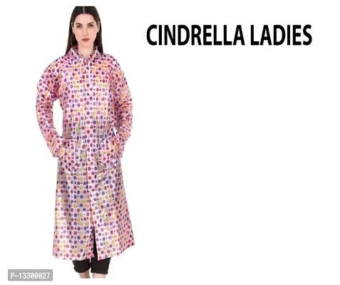 Cindrella Ladies Long Raincoat Mix color-thumb0