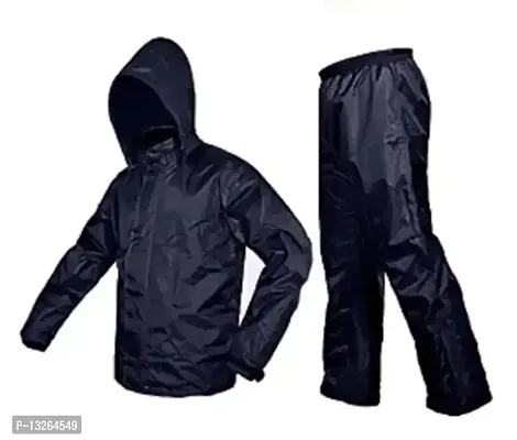 Black Rain coat Free size Pant shirt model
